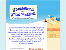 Tablet Screenshot of dandelionsandmudpuddles.com